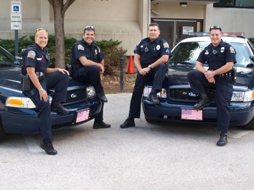 Police Officers and Police Cruisers