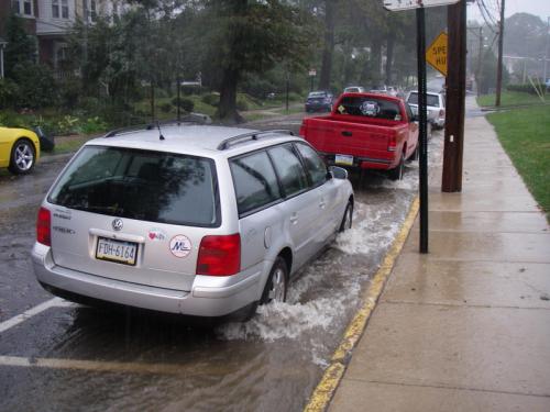 Flooding on Front Street, Between Monroe and Edgmont